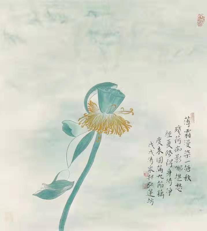 實(shí)力派畫(huà)家林清泉荷花作品欣賞